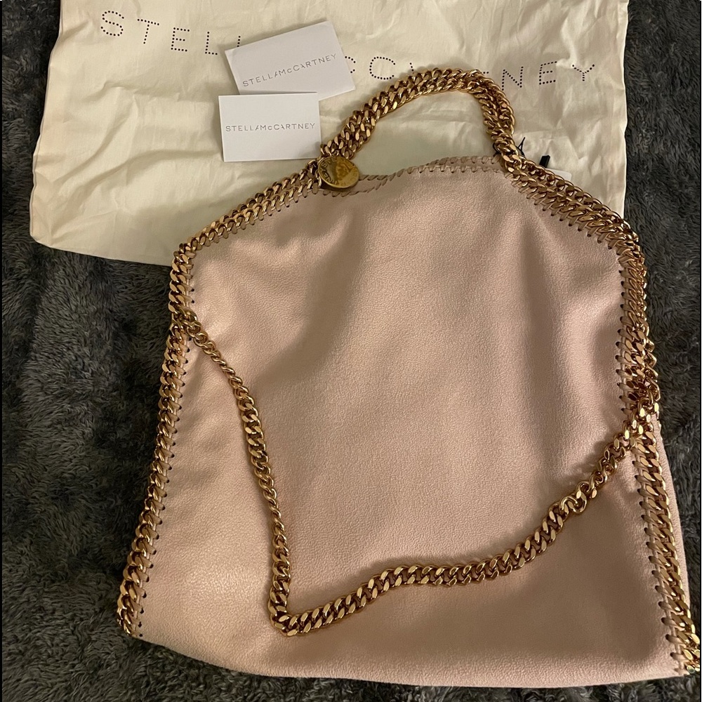 Stella McCartney three chain Falabella fold over tote